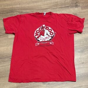 Voodoo Doughnut Red Men's T-Shirt Portland Oregon Size 2XL